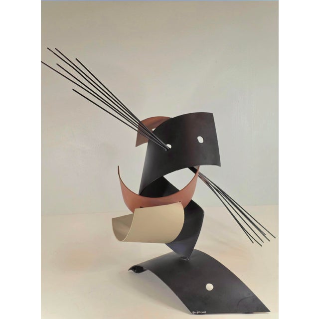 Post Modern Metal Sculpture by Curtis Jeŕe For Sale In Richmond - Image 6 of 8