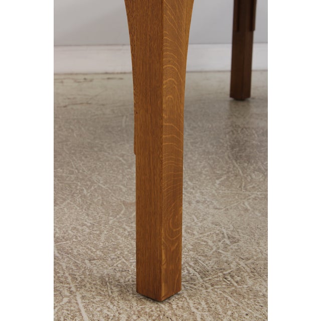 Stickley Drawleaf Mission Oak Dining Room Table For Sale - Image 14 of 18