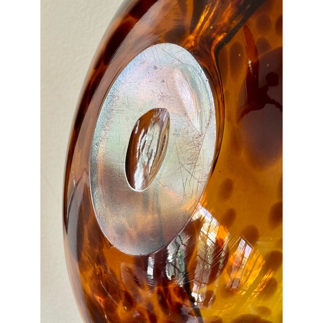 1970’s Italian Blown Tortoise Shell Glass For Sale - Image 12 of 12