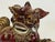 Vintage Shiwan Pomegranate Red Foo Dog For Sale - Image 10 of 15