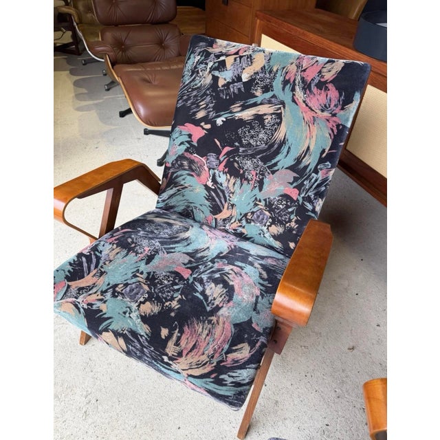 Mid-Century Art Deco Acquisition Armchairs attributed to František Jirák for Tatra, 1960s, Set of 2 For Sale - Image 14 of 18