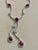 AGI Certified Natural Burma Ruby and Diamond Necklace 18 Karat White Gold For Sale - Image 10 of 18