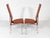 Fasem Set of (5) Leather Italian Dining Chairs For Sale - Image 4 of 11