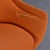 1972 Original Warren Platner for Knoll Orange Easy Chair and Ottoman For Sale - Image 13 of 13