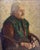 Fritz Hildebrandt, Elderly Lady Knitting, Oil Painting on Canvas For Sale - Image 12 of 12