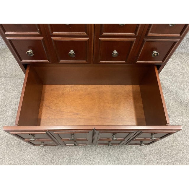 Brown Vintage Bombay Company Apothecary Cabinet For Sale - Image 8 of 8