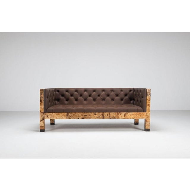 A striking and highly sculptural sofa by Dutch designer Werner Neumann, created in the Netherlands during the 2010s. The...