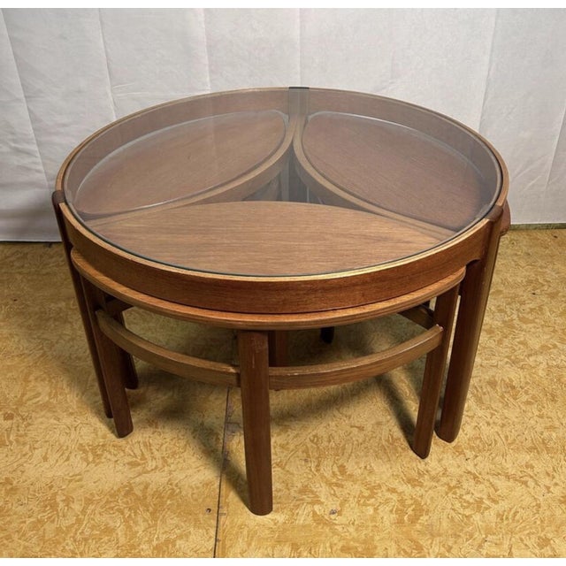 Mid century retro vintage teak trinity coffee table by Nathan 1960. Add a stylish and versatile piece to your living space...