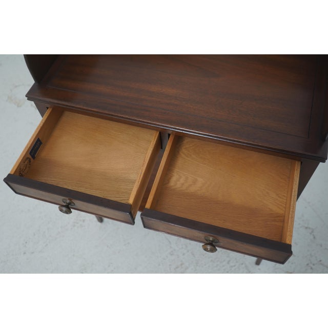 Kittinger Kittinger 2 Drawer Mahogany Serving Table For Sale - Image 4 of 17