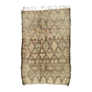 Vintage Moroccan Beni Ourain Rug - 06'07 X 09'09