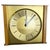 Modernist Teak and Brass Wall or Table Clock from Zentra, Germany, 1960s For Sale - Image 15 of 15
