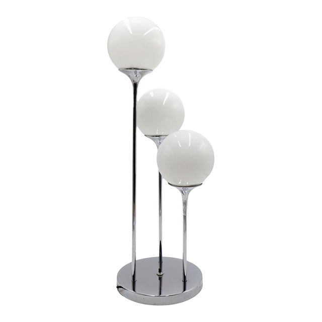 1970s Three Tiered Floor Lamp by Lightolier For Sale