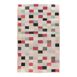 Galerie Shabab Collection Mid-20th Century Turkish Art Deco Accent Rug For Sale