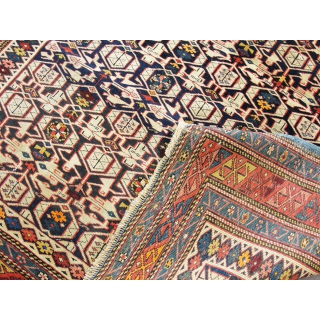 Antique Caucasian Shirvan (Afshan Lattice Type) For Sale In Chicago - Image 6 of 8