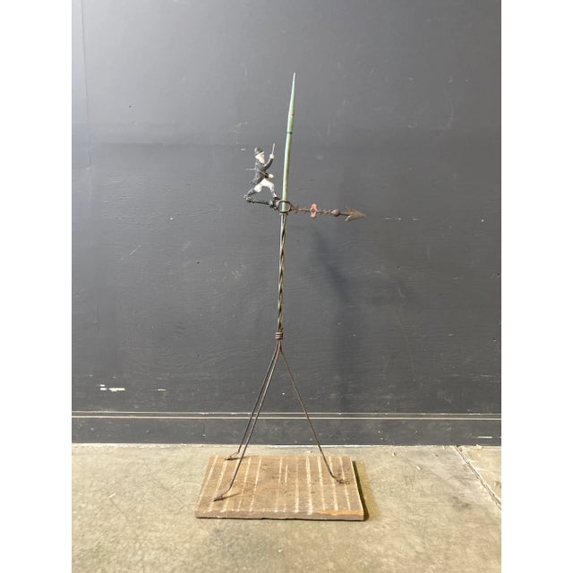 Antique Lighting Rod With Beardman For Sale - Image 13 of 13