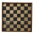 Antique Black-and-White Monochrome Game Board on Linoleum Tile, Circa 1910s-20s For Sale