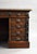 Brown Victorian Carved Oak Desk, 1880 For Sale - Image 8 of 14