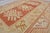 1950s Vintage Hand-Knotted Anatolian Wool Rug With Geometric Floral Medallions, Terracotta and Cream For Sale - Image 5 of 10