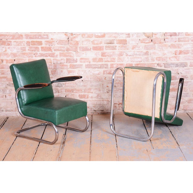 Bauhaus Armchairs in Beech and Chrome from Mauser, Germany, 1930s, Set of 2 For Sale - Image 10 of 18