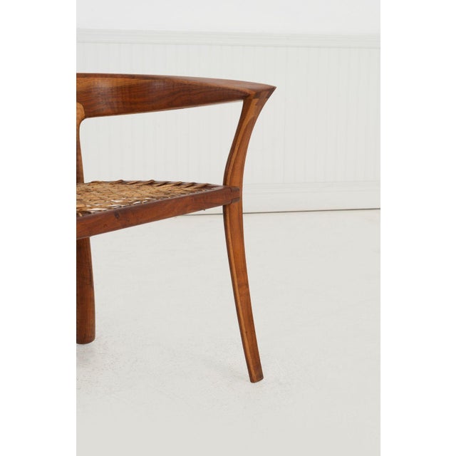 Arthur Carpenter Espenet Curved Back Arm Chair 1980c. For Sale - Image 9 of 18