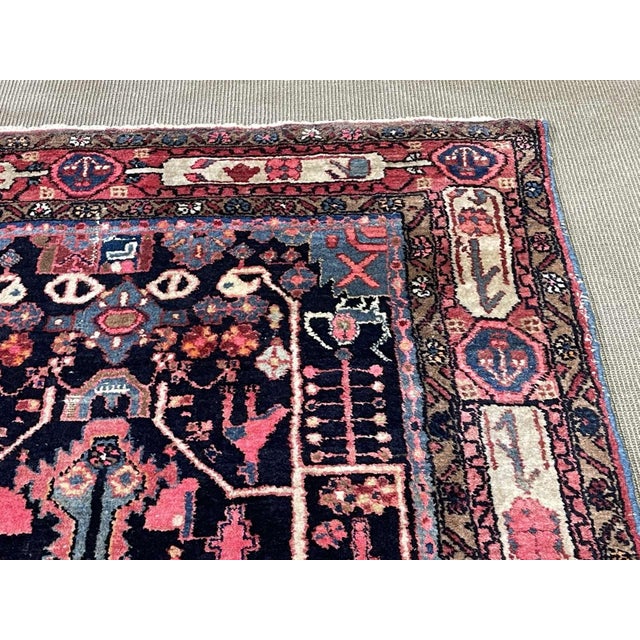 Handmade Iranian Wool Rug For Sale - Image 6 of 14
