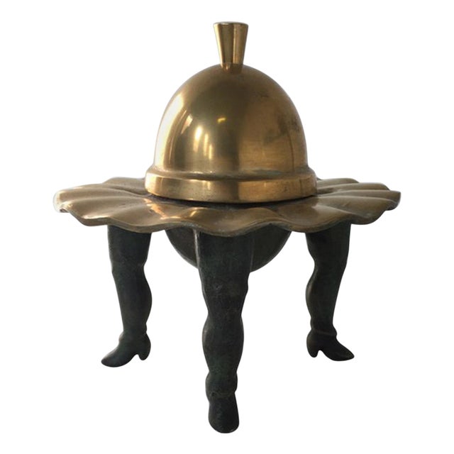 Abstract Bronze Sculpture by Ugo La Pietra, Italy, 1980s For Sale