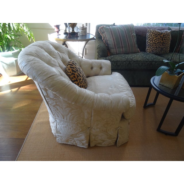 Michael Taylor Syrie Maugham Style Lounge Chair For Sale - Image 11 of 12