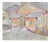 Charlotte Hilmer, Charlotte Hilmer, Gemälde "Häuser im Schnee" (um 1945), Framed For Sale