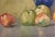 Blue Breul Heinrich, Kassel Schwalm Willingshausen Kitchen Still Life Apple, 1917, Oil on Canvas, Framed For Sale - Image 8 of 13
