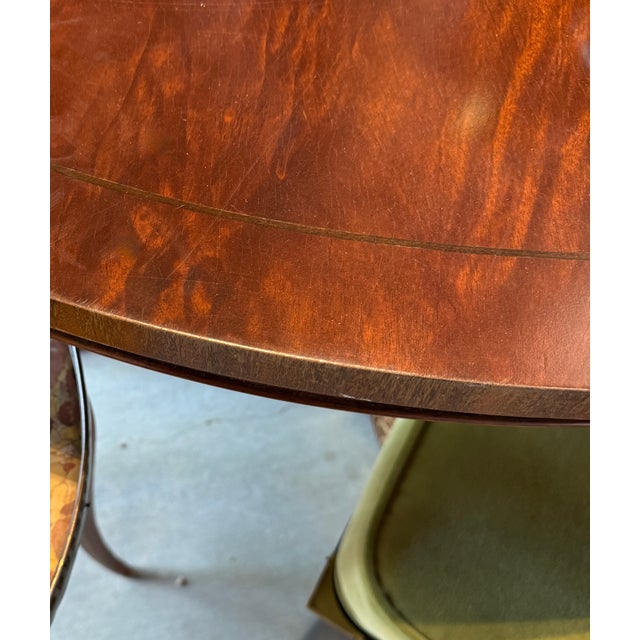 Federal Style Vintage Mahogany and Gilded Table by Bevan-Funnell For Sale - Image 12 of 12