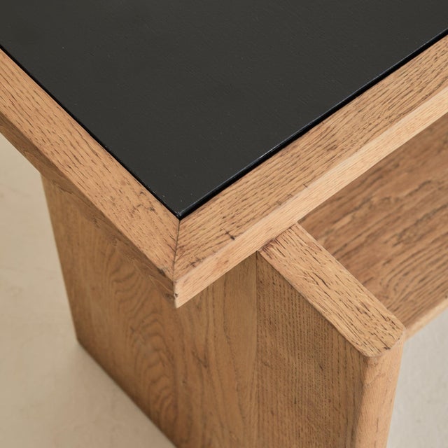 Wood French Modernist Coffee Table in the Manner of Guillerme et Chambron, 1960s For Sale - Image 7 of 11