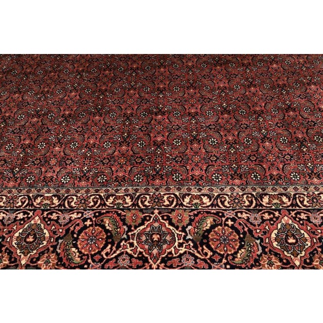 Middle Eastern Rug in Wool and Silk For Sale - Image 3 of 5