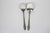 Oneida 1950s Mid-Century Modern Set of Silverplate Serving Utensils Evening Star by Oneida Casserole Spoon Fork Two 2 For Sale - Image 4 of 6
