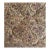 Floral Tapestry Chenille Comforter King Gold & Plum Scrollwork For Sale