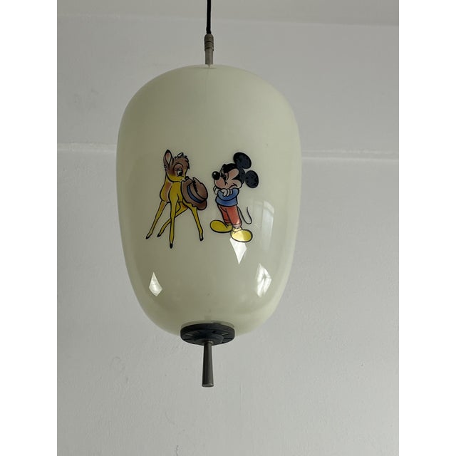 Disney Pendant Lamp in Opaline Glass attributed to Doria Leuchten, 1960s For Sale - Image 11 of 18