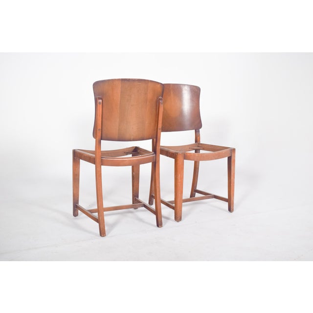 1950s Portuguese Classical Chairs, 1950s, Set of 2 For Sale - Image 5 of 8
