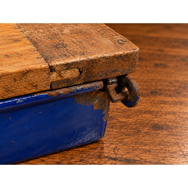 1913 Gebrüder Baumann German Enamel Pharmacy & Laboratory Vessel For Sale - Image 12 of 12