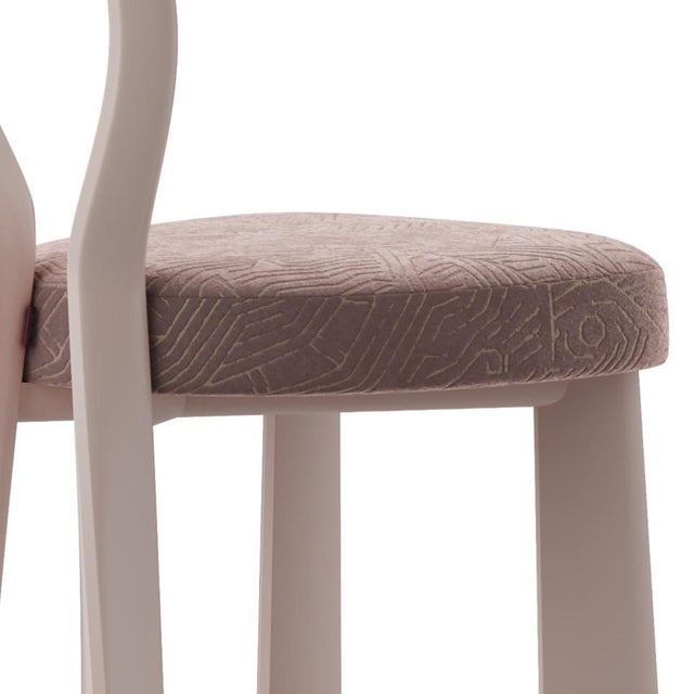 Not Yet Made - Made To Order Mary III Bar Chairs in Wood by Ottiu, Set of 2 For Sale - Image 5 of 8