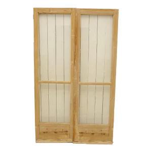 Late 19th Century Double French Glass Doors - a Pair
