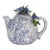 Vintage Cabbageware & Violets Teapot For Sale