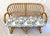 Chinoiserie Mid-Century French Bamboo & Rattan Settee Bench For Sale - Image 3 of 9