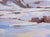 Glissando presents a serene winter landscape, where softly undulating mountains are cloaked in snow and subtle hues of...