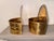 Metal Vintage Mid-Century Brass Wall Pocket Planters - A Pair For Sale - Image 7 of 7