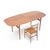 Table with Herringbone Veneer Top, 1950s For Sale - Image 12 of 13