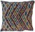 Antique Moroccan Blue & Orange Chevron-Patterned Berber Pillow For Sale - Image 10 of 10