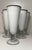 Murano Mid 20th Century Modern White Cased Art Glass Highball Glasses With Black Rims - Set of 6 For Sale - Image 4 of 6