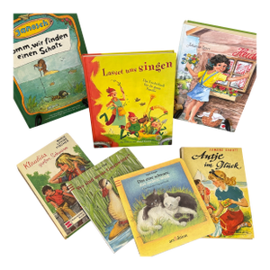 Premium Vintage German Children's Book Instant Library - 7pc