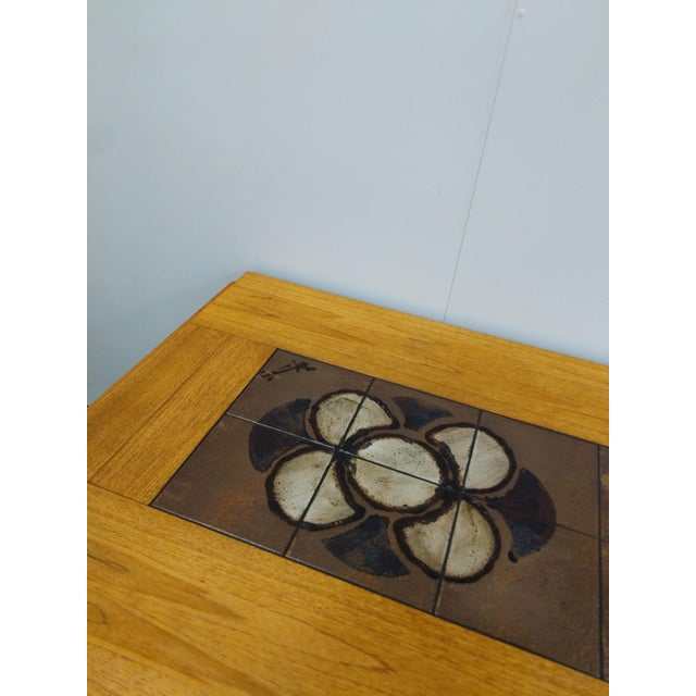 1960s Vintage Danish Modern Teak Extendable Dining Table For Sale - Image 5 of 11