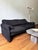 Vico Magistretti Black 2-Seater Loveseat Maralunga Sofa Cassina, Italy, 80s For Sale - Image 14 of 16