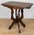 Antique Eastlake Victorian Walnut Carved Parlor Side Table For Sale - Image 4 of 14
